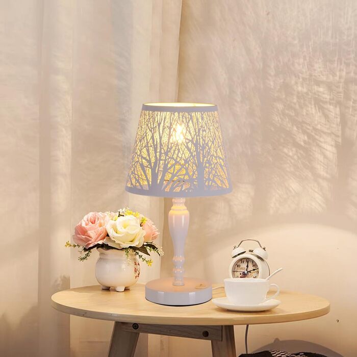 Промислова настільна лампа з металу, Е27, рустикальний дизайн, ретро лампа Едісона для вітальні, з вимикачем (без лампочки), колір Чорний (Берези Біліші)