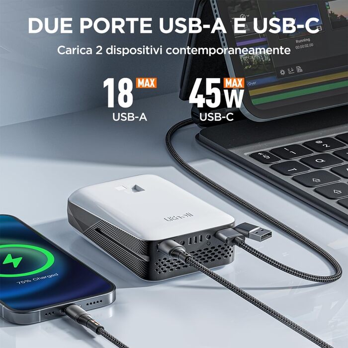 Акумуляторний дриль-шуруповерт Litheli 20V з акумулятором 10.000mAh, 60 Nm, 17+1 ступенів, 13 мм, LED-підсвічування для дому