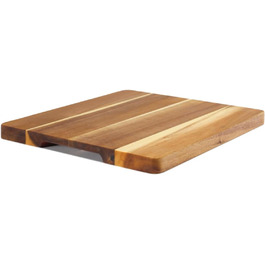 Durable acacia cutting board, 25 x 29 cm | High-quality & hygienic | Large kitchen board made of sustainable acacia wood | Discover oiled wooden cutting boards for kitchen & catering