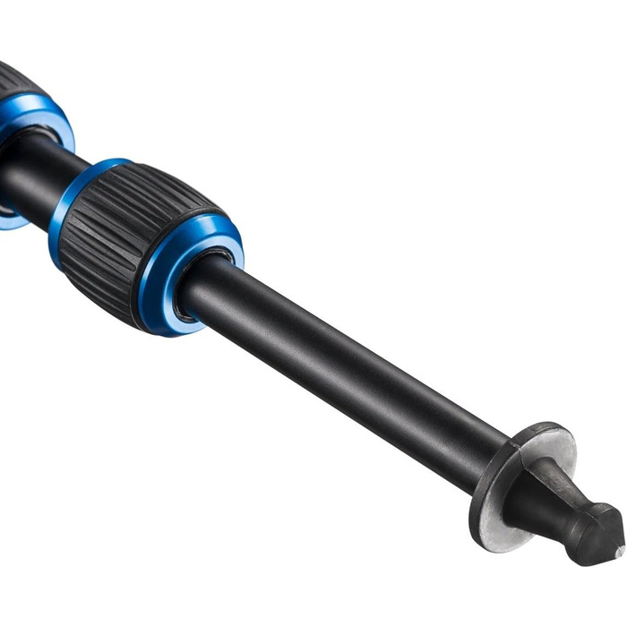 Штатив Mantona DSLM Travel - блакитний, для камер, до 5 кг, з кульковою головкою