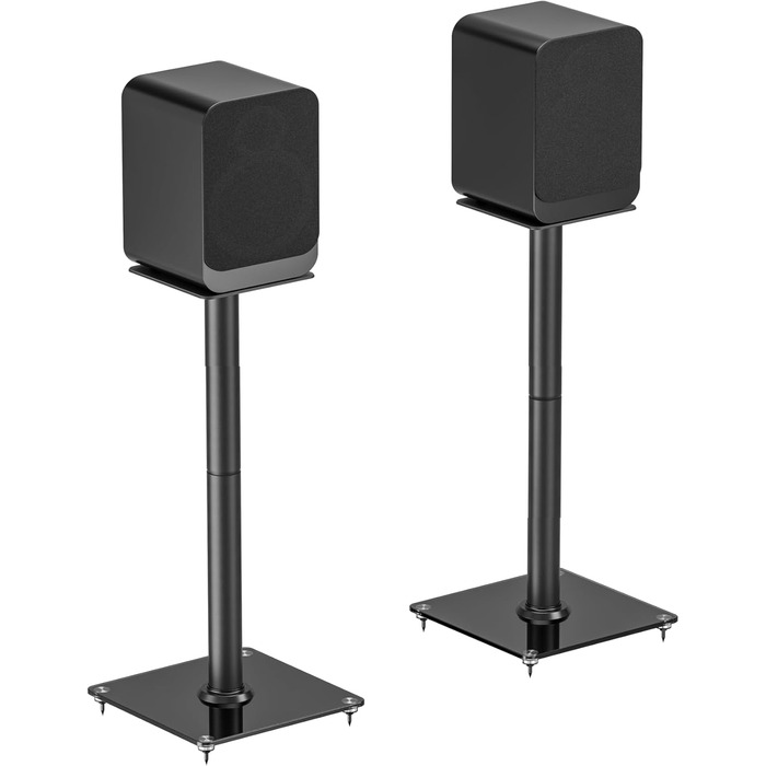 Підставка для акустики з металу та скла (пара) - 25 кг, 61 см