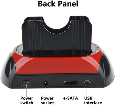 Док-станція Tccmebius TCC-S862-DE для HDD/SSD 2.5/3.5