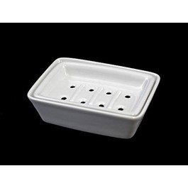Porcelain Two-Piece Soap Dish