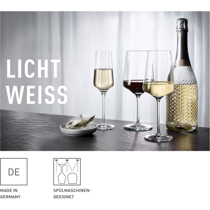 Набір келихів для білого вина RITZENHOFF Lichtweiss 400 мл (2 шт) - Made in Germany
