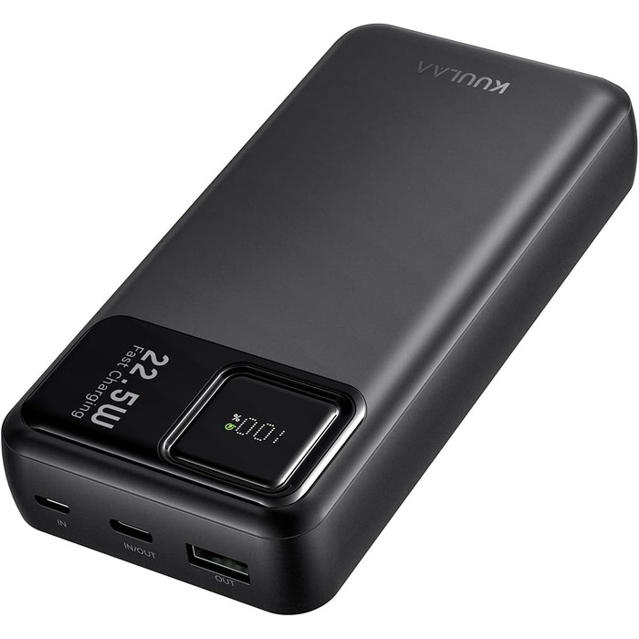 Power Bank Kuulaa 20000mAh з USB-C: Швидка зарядка для iPhone, Samsung та інших
