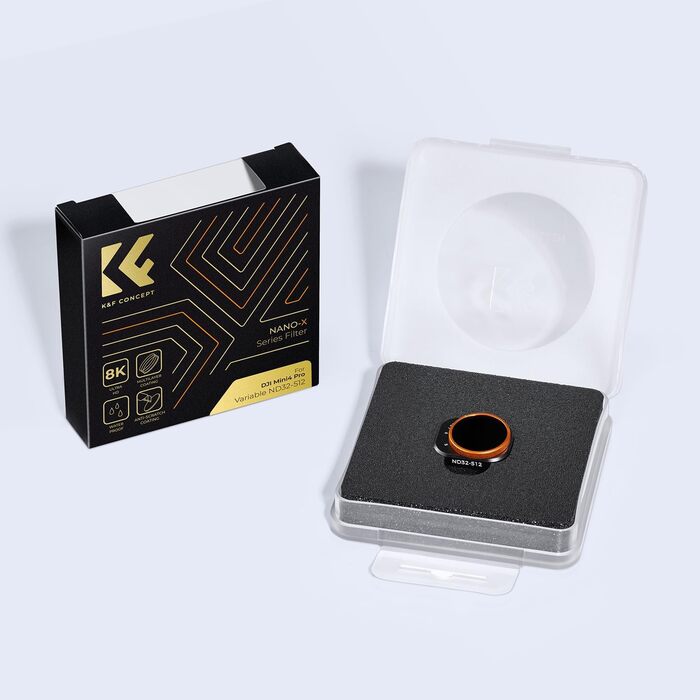 Набір фільтрів K&F Concept Mini 4 Pro: ND, CPL, поляризаційний, 6 шт. Сумісний з DJI Mini 4 Pro, багатошарове покриття, оптичне скло HD, алюміній