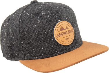 Кепка бейсболка Jumping Bird для чоловіків • Snapback кепка для активного відпочинку • Регульований розмір, легко миється, темно-сірий колір