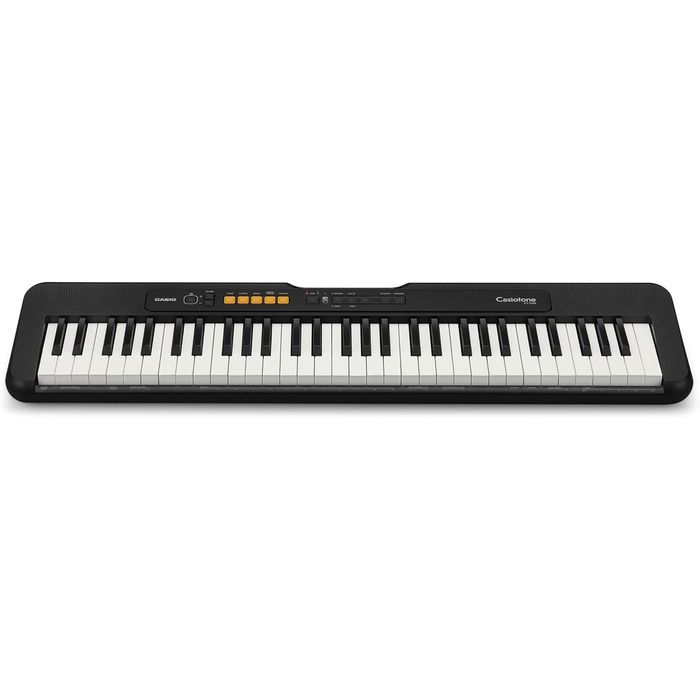 Клавіатура Casio Casiotone CT-S100 з 61 клавішею, 122 звуки та 61 ритми, чорна, сучасний дизайн