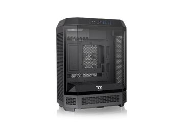 Корпус ПК Thermaltake The Tower 600 ATX Mid-Tower, чорний: скляний дизайн, USB-C, підтримка радіаторів 420/360мм