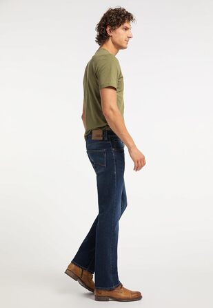 Джинси чоловічі MUSTANG Oregon Bootcut, стрейч, темно-сині (30-44, 34L), Denim
