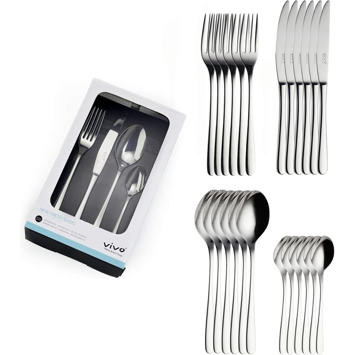 V & B Group New Fresh 24-Piece Cutlery Set