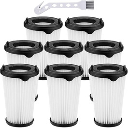 Замінні фільтри для пилососів AEG CX7, QX8 (8 шт.) - HEPA, з щіткою для чищення