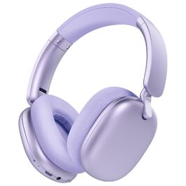 Бездротові накладні навушники C6 з активним шумозаглушенням (ANC), Bluetooth, 60 годин роботи, глибокий бас, з мікрофоном для ПК та iPad (фіолетові)