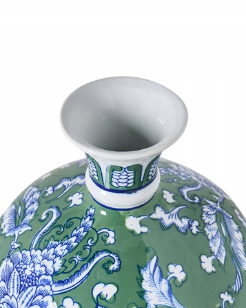 Ваза Beliani з порцеляни, 20 x 36 см