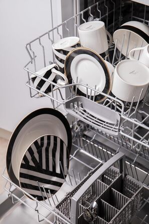 Набір посуду Mikasa Luxe Deco (12 предметів) для 4 осіб: тарілки, супові тарілки, миски, зелений колір, подарункова коробка, придатний для миття в посудомийній машині