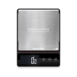 Цифрові кухонні ваги Heston Blumenthal by Salter 1140A HBBKDR, stainless steel, до 5 кг, точність 0.5 г, функція тари та вимірювання рідин