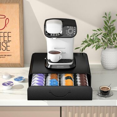 Тримач для капсул Tassimo на 64 капсули, металевий, для кавових капсул, органайзер, стійка, ящик для капсул, на 64 капсули