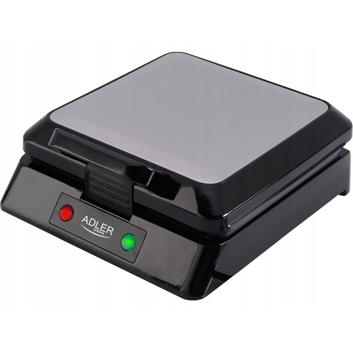 Вафельниця ADLER AD3036, 1500 Вт, сріблястий/сірий