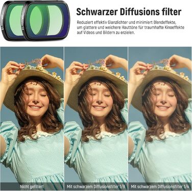 Набір фільтрів NEEWER для DJI Osmo Pocket 3: ND, PL, CPL, UV, ефектні фільтри