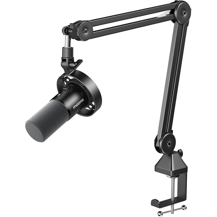 Мікрофон MAONO PD300XS для подкастів, стрімінгу та студійної звукозапису: динамічний XLR/USB мікрофон з шумозаглушенням, 192kHz-24Bit Hi-Fi