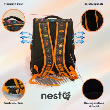 Рюкзак для собак та котів, до 5 кг, ергономічний, з вентиляцією, для подорожей (Помаранчевий)