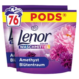 Капсули для прання Lenor Pods Amethyst Blütentraum, 76 шт, для пральної машини