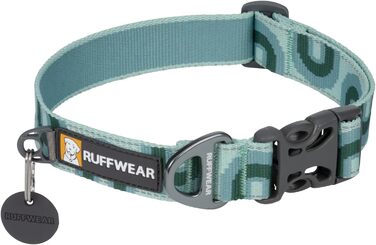 Нашийник для собак Ruffwear Crag, середній, з алюмінієвим кільцем V, регульована довжина 36-51 см, м'який та комфортний, для собак, з кільцем для повідка