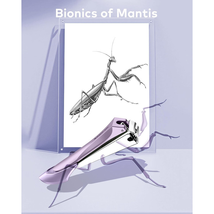 Професійний набір для манікюру MR.GREEN: кусачки для нігтів з пилкою, для жінок, чоловіків, дітей та літніх людей, фіолетовий колір, подарункова упаковка