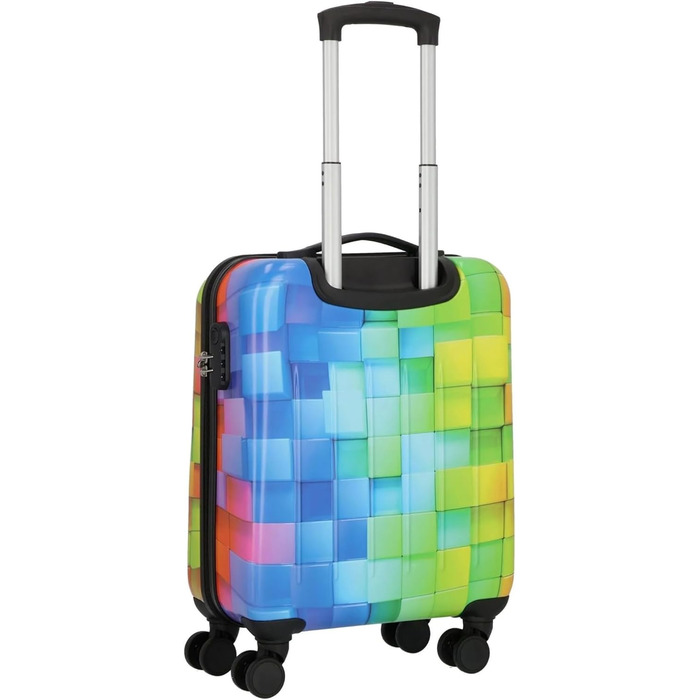 Чемодан NOWI Hartschaenkoffer Mittegroß: 68 літрів, 8 коліс, ABS, з TSA-замком та телескопічною ручкою. Ідеальний для подорожей, ручної поклажі та середніх поїздок