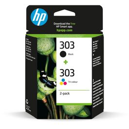 Оригінальні картриджі для принтера HP 303 (чорний та кольоровий), комплект 2 шт.
