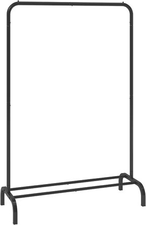 VEVOR Clothes Rack Wardrobe Rack 1 Clothes Rod, Durable Clothes Rack Black 400 x 1010 x 1510 mm Clothes Rack for Bedroom, Laundry Room, Dressing Room, Entrance, etc.