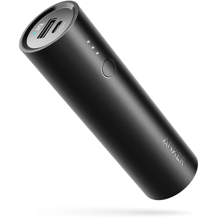 Powerbank Anker PowerCore 5000mAh: компактний акумулятор для iPhone, iPad, Galaxy та інших пристроїв (Чорний)