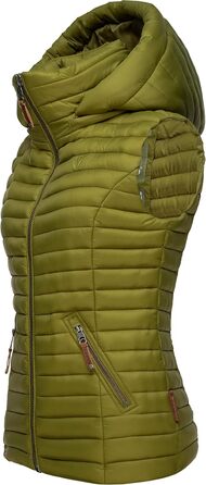 Жіноча перехідна куртка Navahoo - легка степкова жилетка з відстібною капюшоном Shadaa - 3XL (XS, Оливковий)