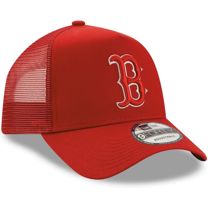 Кепка бейсболка New Era MLB Boston Red Sox, snapback, регульована, A-Frame Truckercap