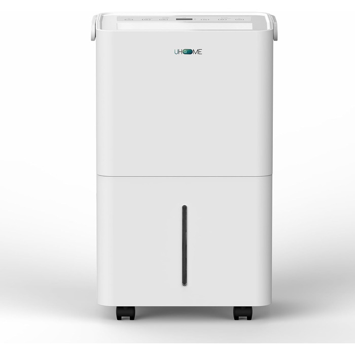 Електричний осушувач повітря Uhome 12L - 54м³, автоматичне вимкнення, сенсор вологості, режим сушіння білизни, фільтр з активованим вугіллям