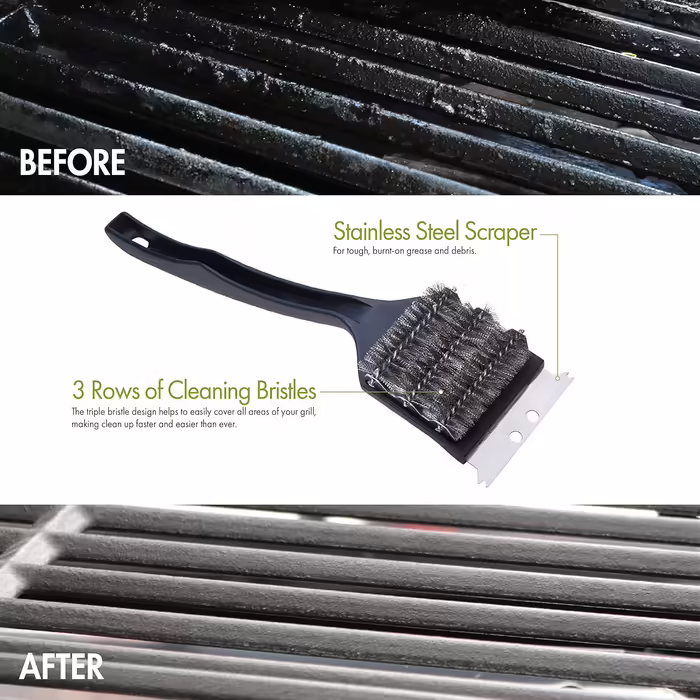 Cuisinart CCB-100 Grill Cleaning Brush with 3 Bristles