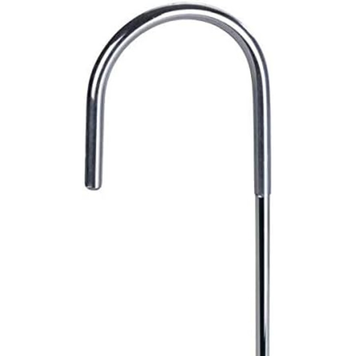 WENKO Thermostat Shower Caddy Model Milo, Shower shelf for hanging on the faucet, shelf made of stainless steel (rust-proof), 25 x 36 x 14 cm, Polished