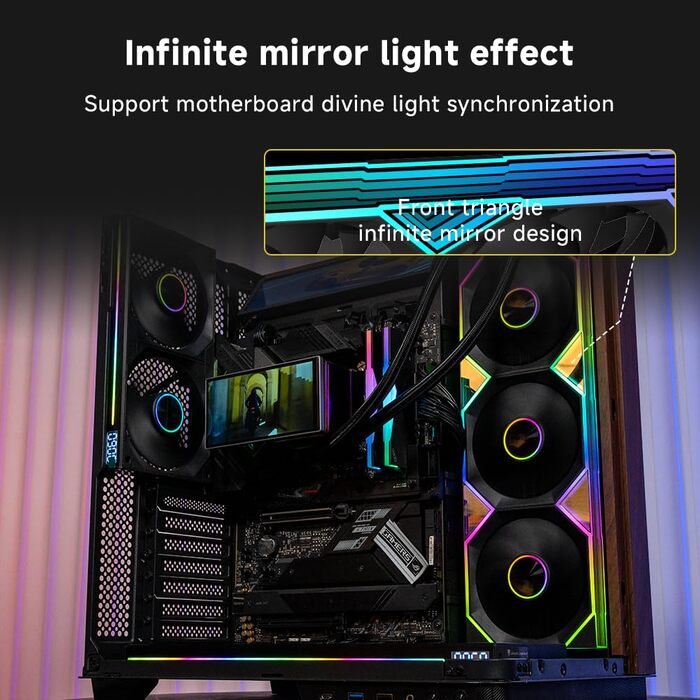 ProFlow AIO 240BK: Система водяного охолодження з LCD-дисплеєм для AM4/AM5/LGA1851/1700