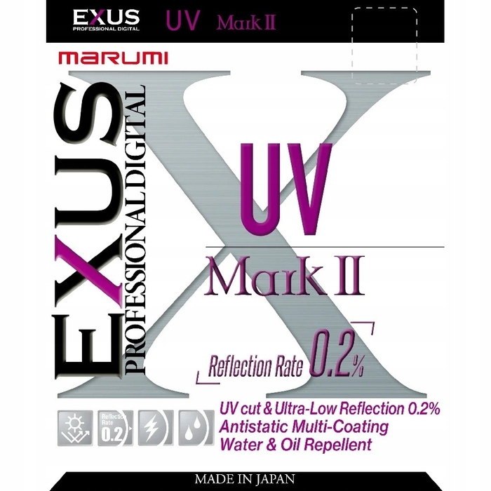 Ультрафіолетовий фільтр MARUMI EXUS Mark II UV 49мм