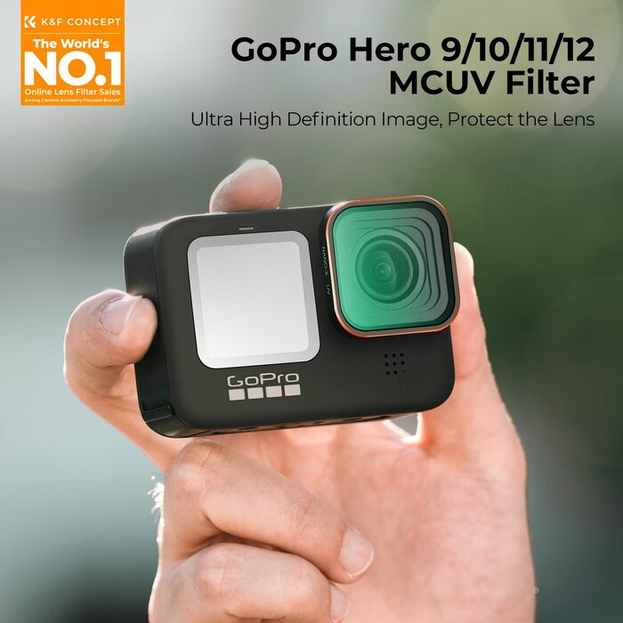 Набір фільтрів K&F Concept ND/CPL для GoPro Hero 13/12/11/10/9 Black (6 шт.) з UV-фільтром