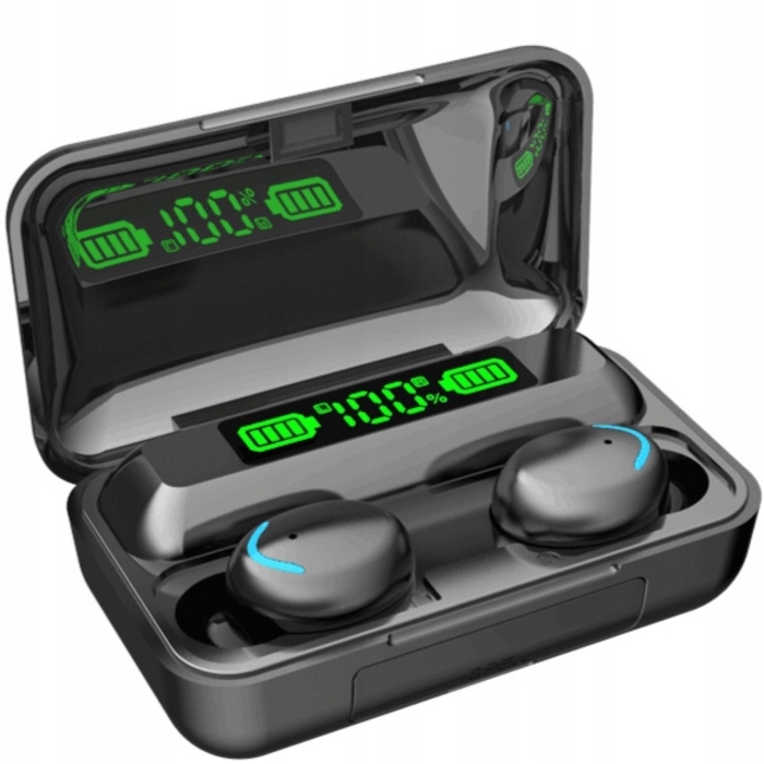 Смарт-годинник DomoGardeno для чоловіків з ремінцем + навушники, чорний