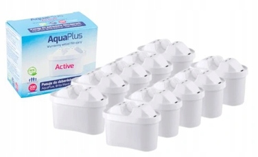 Смінні фільтрувальні картриджі для глека Aquaphor AquaPlus Active, 12 шт.