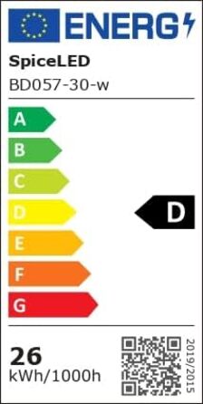 LED-стілеві лампи SpiceLED Wandleuchte ShineLED-14, 2x7W, тепле біле світло, сріблясте, з ефектом тіні, диммування, 30W, 30x10x10см