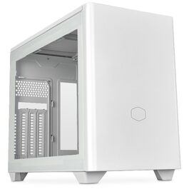 Корпус Mini-ITX Cooler Master MasterBox NR200P V2 білий з прозорою бічною панеллю, вертикальним розташуванням відеокарти та вентилятором 120 мм PWM