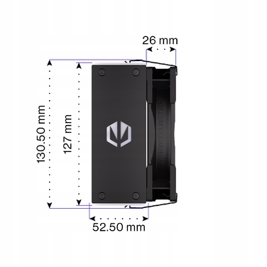 Кулер для процесора Endorfy Fera 5 Black ARGB 120мм TDP 220W