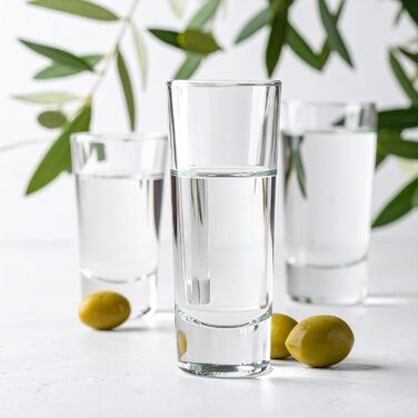 Набір склянок для шнапсу Glasmark KROSNO 1992 (12 шт) 65 мл, прозорі, для мийки в посудомийній машині