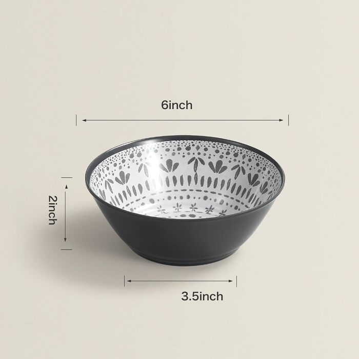 Набір посуду з меламіну на 8 осіб (24 шт.) - тарілки та набір посуду з меламіну, ідеально для кемпінгу, дачі та відпочинку на природі