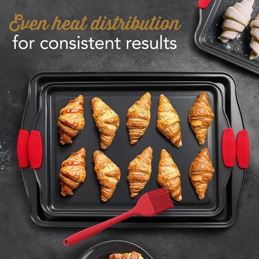 Набір для випічки преміум-класу, 39 предметів: форми для кексів, пирогів, печива. Антипригарне покриття, BPA-free, стале листя для випічки, стале деко для духовки.