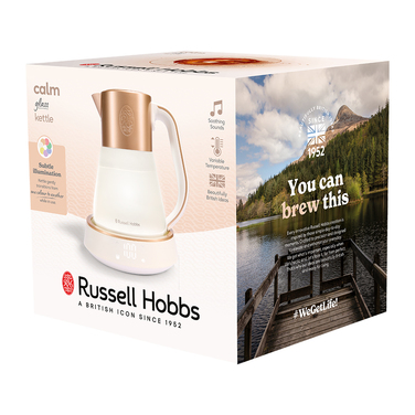 Електричний чайник Russell Hobbs Calm 27450-70, 2400 Вт, 1,7 л, білий