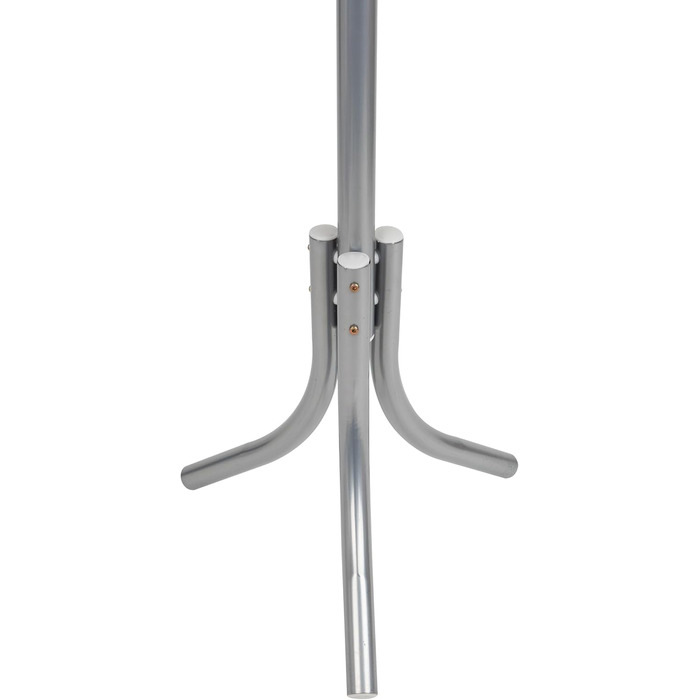 Mind Reader Alloy Collection Coat Rack with 11 Hooks, Metal, Silver
